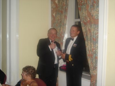 Bob Burton and Paz parry at the window